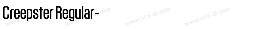 Creepster Regular字体转换 Creepster Regular字体转换